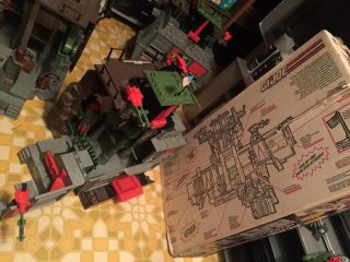 Gi Joe 1992 Headquarters 100 Complete In The Box With Blueprints