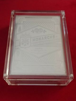 Opened Eleven Madison Park Monarchs Playing Cards Theory11 Rare
