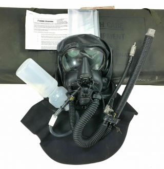 Very Rare Pilot Gas1 Oxygen Mask Nbc Ar5 Aircraft Aircrew Aviation Air Helmet1