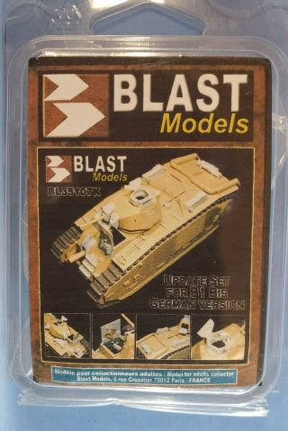 Blast Models 35107k 1/35 Resin Update Set For Char B1 Bis German Version - Rare