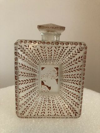 Rare 1925 R.  Lalique La Belle Saison Perfume Bottle