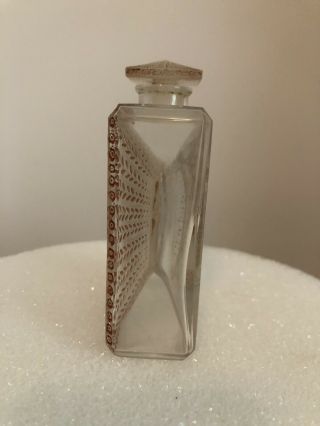 Rare 1925 R.  Lalique La Belle Saison Perfume Bottle 2