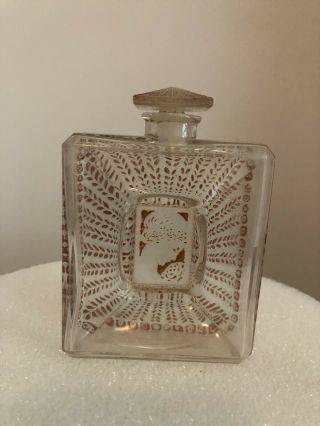 Rare 1925 R.  Lalique La Belle Saison Perfume Bottle 3