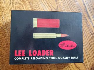 Rare Find - Lee Loader 20 Ga.  2 3/4 " Shell Complete Reloading Tool 1969