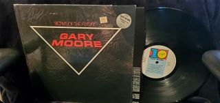 Gary Moore Victims Of The Future Lp Rare Uk Import With Poster Shrink Thin Lizzy