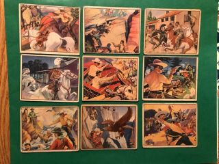 1940 Lone Ranger,  Gum Inc,  Complete Set,  48,  Cards.  Rare Listing,