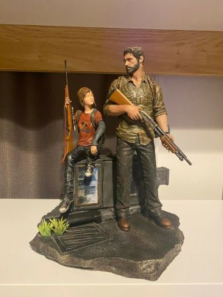 The Last Of Us Joel And Ellie Statue Rare