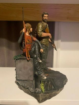 The Last of Us Joel and Ellie Statue RARE 2