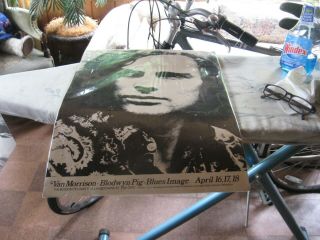 1970 Van Morrison At The Boston Tea Party Concert Poster - Ex & Rare