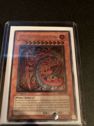 Uria,  Lord Of Searing Flames - Ultimate Rare - 1st Edition - Soi - En001