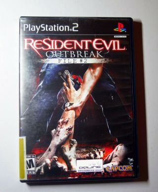 Resident Evil Outbreak File 2,  Sony Playstation 2 Ps2,  Complete Rare