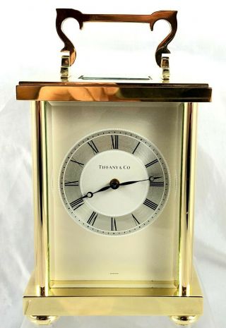 Stunning Tiffany & Co Vintage Matthew Norman 1752 Rare Carriage Clock 2.  5kg