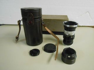 Rare Wow Nikkor - T 1:4 F=10.  5cm Nippon Kogaku Lens