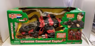 Gi Joe Vs Cobra Crimson Command Copter With Tomax And Xamot 2002