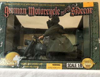 The Ultimate Soldier 1:6 German Motorcycle W/ Sidecar & Wwii Action Figure