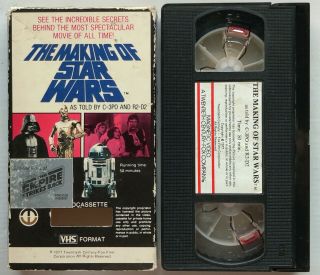 Star Wars Making Of Rare Vhs Magnetic Video Cassette Empire Sticker Preview Iv V