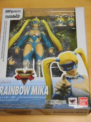 Rainbow Mika Street Fighter V Spirits Web Limited Bandai S.  H.  Figuarts Jp