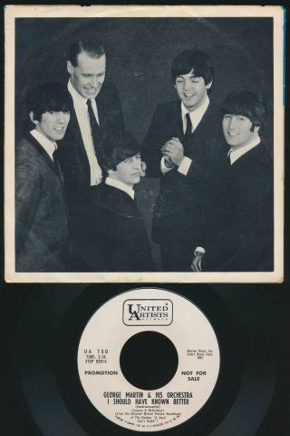 Beatles VERY RARE 1964 U.  S.  ' GEORGE MARTIN ' A HARD DAYS NIGHT ' PICTURE SLEEVE 2