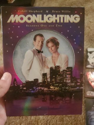 Moonlighting - Seasons 1 & 2 (dvd,  2005) Oop Mega Rare Case Messed Up