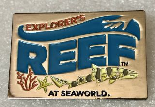 Rare Vintage Seaworld Sea World Explorer’s Reef Amusement Park Pin