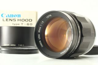 Rare [near Mint] Canon 85mm F/1.  8 Mf Lens Leica Screw Mount L39 Ltm From Japan