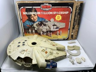 Star Wars - Vintage 1977 Millennium Falcon W/original Box - Not Complete