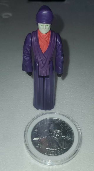 Kenner Star Wars Potf Power Of The Force Imperial Dignitary & Coin 1984 Last 17