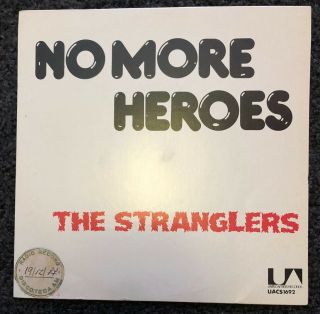 Stranglers No More Heroes Mega Rare Brazil Radio Promo 7 " Diff Ps Punk Ex,  /ex,