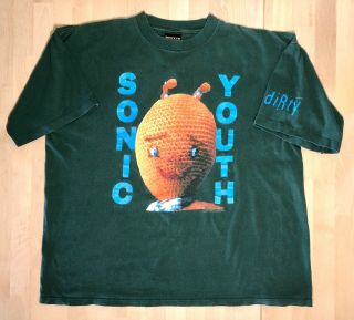 Vintage Rare 1992 Sonic Youth Bunny Extra Large Concert T - Shirt