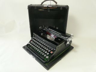 Continental 100 Typewriter,  1938,  Rare,  Luxury model,  Restored 3