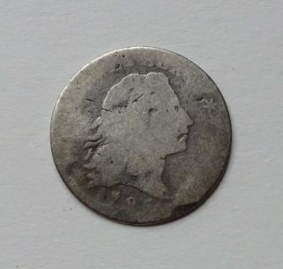 1795 Flowing Hair Half Dime - Strong Date - Rare