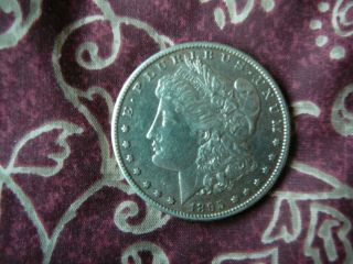 A Very Rare 1895 - S Morgan Silver Dollar In Ef - Au