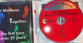 The Monkees JUSTUS CD/DVD 2013 Reissue RARE 3