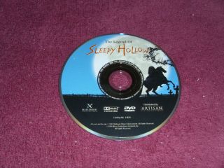 The Legend Of Sleepy Hollow Dvd (oop Extremely Rare Htf Hallmark Disc Only)