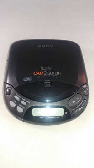 Vintage Sony Car Discman ESP D - 828K CD Player 1bit DAC Made in Japan RARE 2