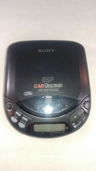 Vintage Sony Car Discman ESP D - 828K CD Player 1bit DAC Made in Japan RARE 3