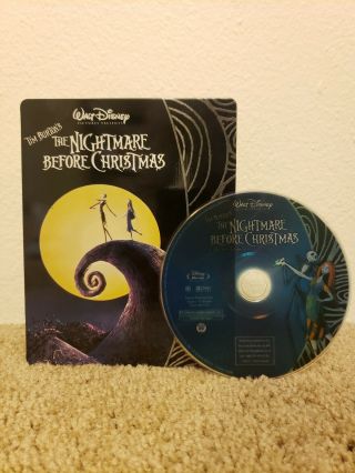 Disney The Nightmare Before Christmas Futureshop Steelbook & Blu - Ray Rare