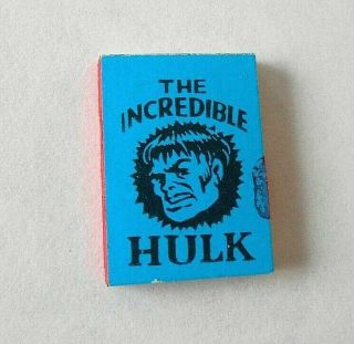 Marvel Mini Book 1966 Hulk Promo Rare Smallest Comic Book Ever Made