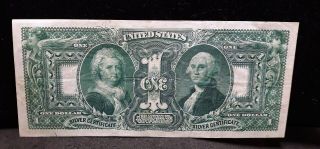 Rare 1896 $1 Large Size Silver Certificate Educational Note - Tillman/Morgan 2