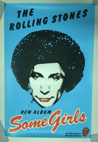 Private Listing For Ebay User Bms41 (rolling Stones Rare 1978 Some Girls Poster)