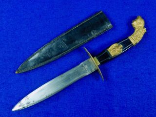 Rare Italian Italy Ww2 Dagger Fighting Knife W/ Sheath