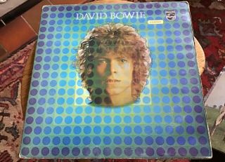 Rare David Bowie Space Oddity Vinyl Lp 1969 Uk 1st Press Philips Sbl79