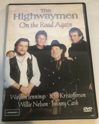 The Highwaymen - On The Road Again (dvd,  2003) Rare Oop Cash Nelson Jennings Ln