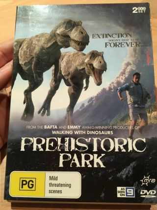 Prehistoric Park (dvd,  2006,  2 - Disc Set) Dinosaur Documentary Over 4 Hours Rare