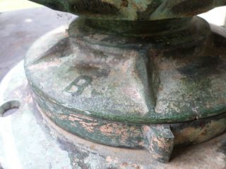 Antique RARE Anchor Windlass & Wildcat Heavy Bronze w/handles & mount hardware 2