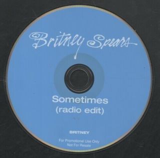 Britney Spears Rare 1999 Australian Promo Only Oop Pop Cd Single " Sometimes "
