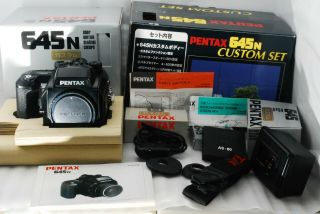 " Rare Custom Set " Pentax 645n Medium Format Slr Film Camera Body 3091