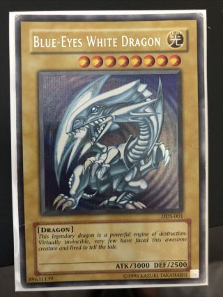 Yugioh Blue Eyes White Dragon Dds - 001 Secret Prismatic Rare