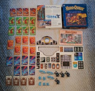 Heroquest Elf Quest Pack Rare 99 Complete Missing 1 Figure Mostly Unpunched