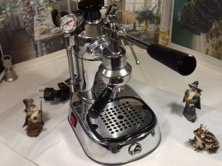 Rare La Pavoni Professional Premillenium Chrome Coffee Lever Espresso Machine